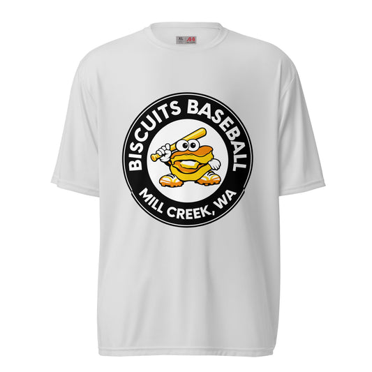 Active | Moisture Wicking Shirt | Biscuits Baseball MCLL | Mascot Logo