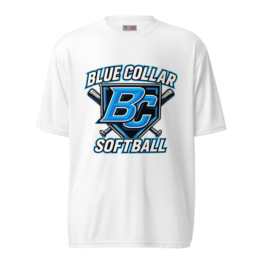 Active | Moisture Wicking Shirt | Blue Collar Softball 2034 | Shield Logo