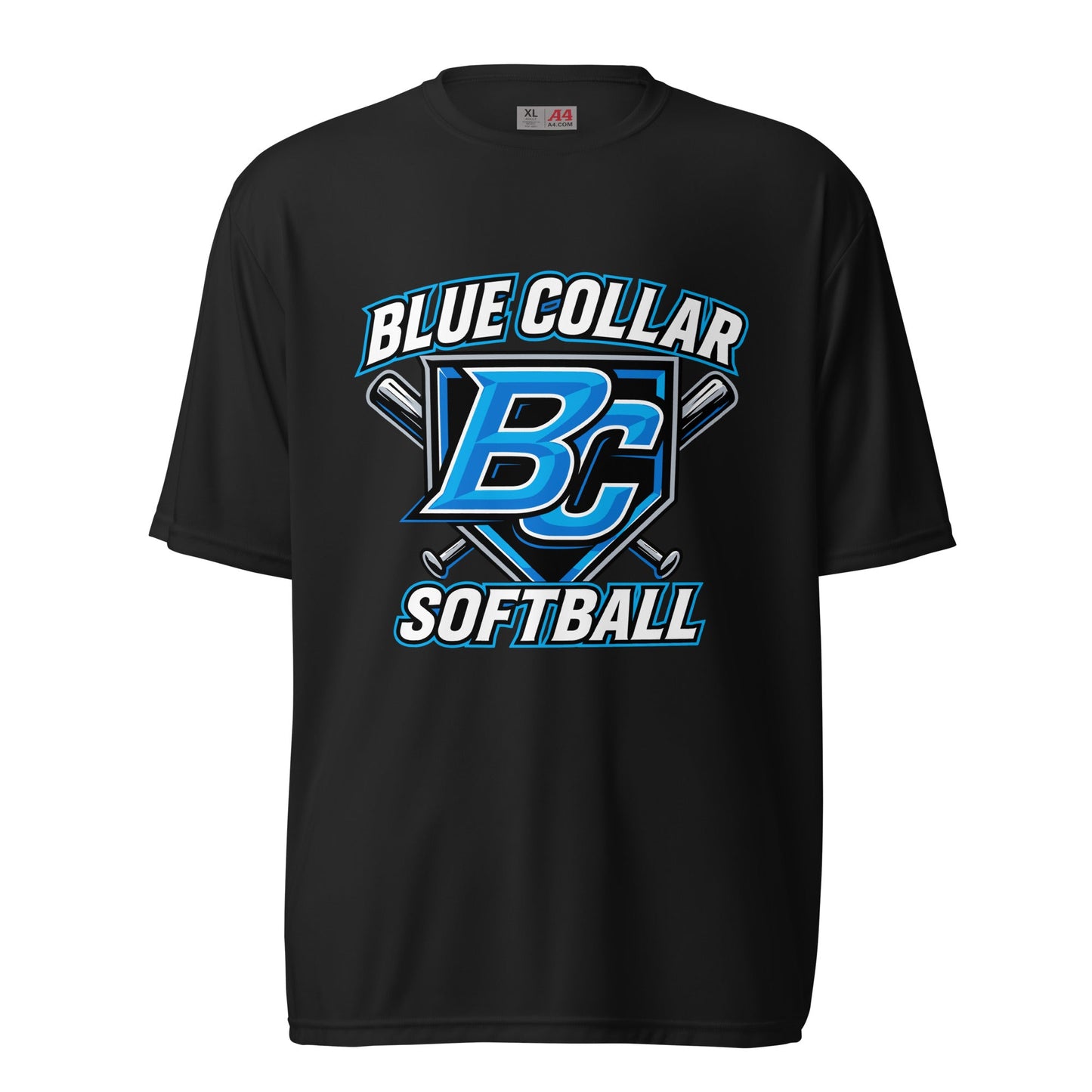 Active | Moisture Wicking Shirt | Blue Collar Softball 2034 | Shield Logo