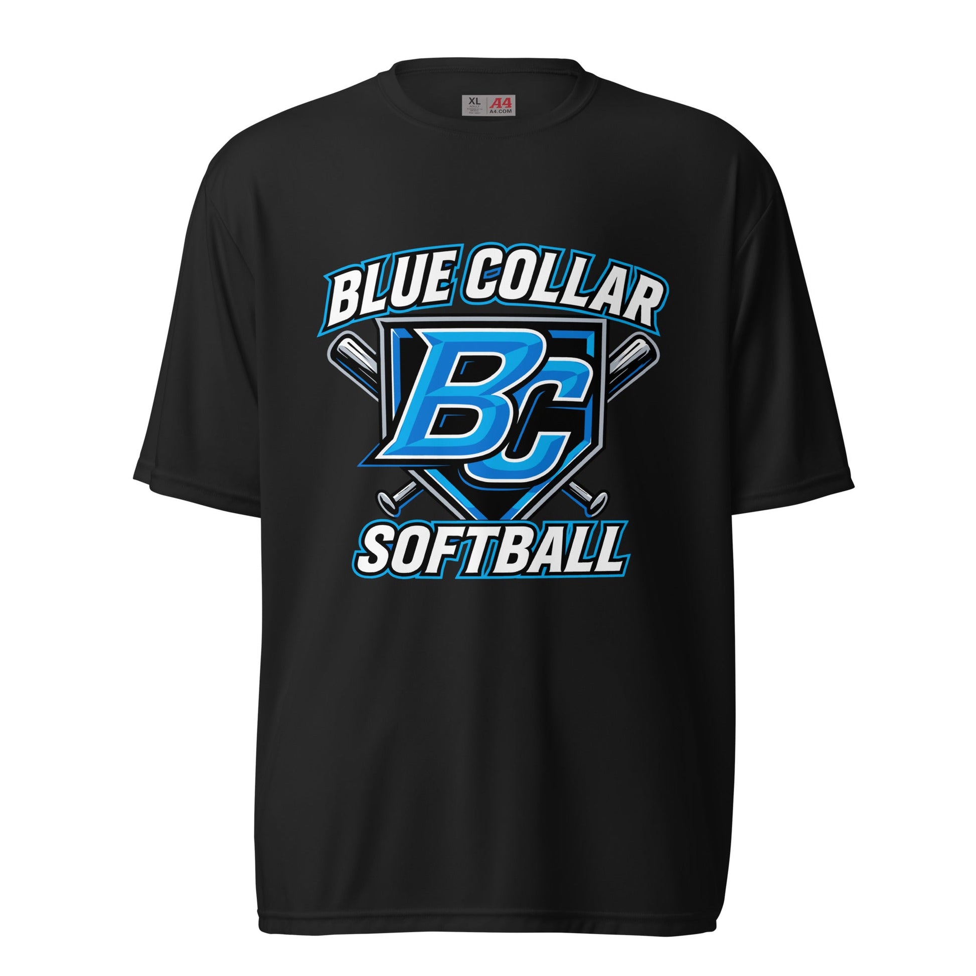 Active | Moisture Wicking Shirt | Blue Collar Softball 2034 | Shield Logo