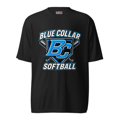 Active | Moisture Wicking Shirt | Blue Collar Softball 2034 | Shield Logo