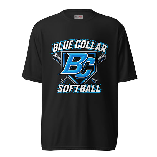 Active | Moisture Wicking Shirt | Blue Collar Softball 2034 | Shield Logo
