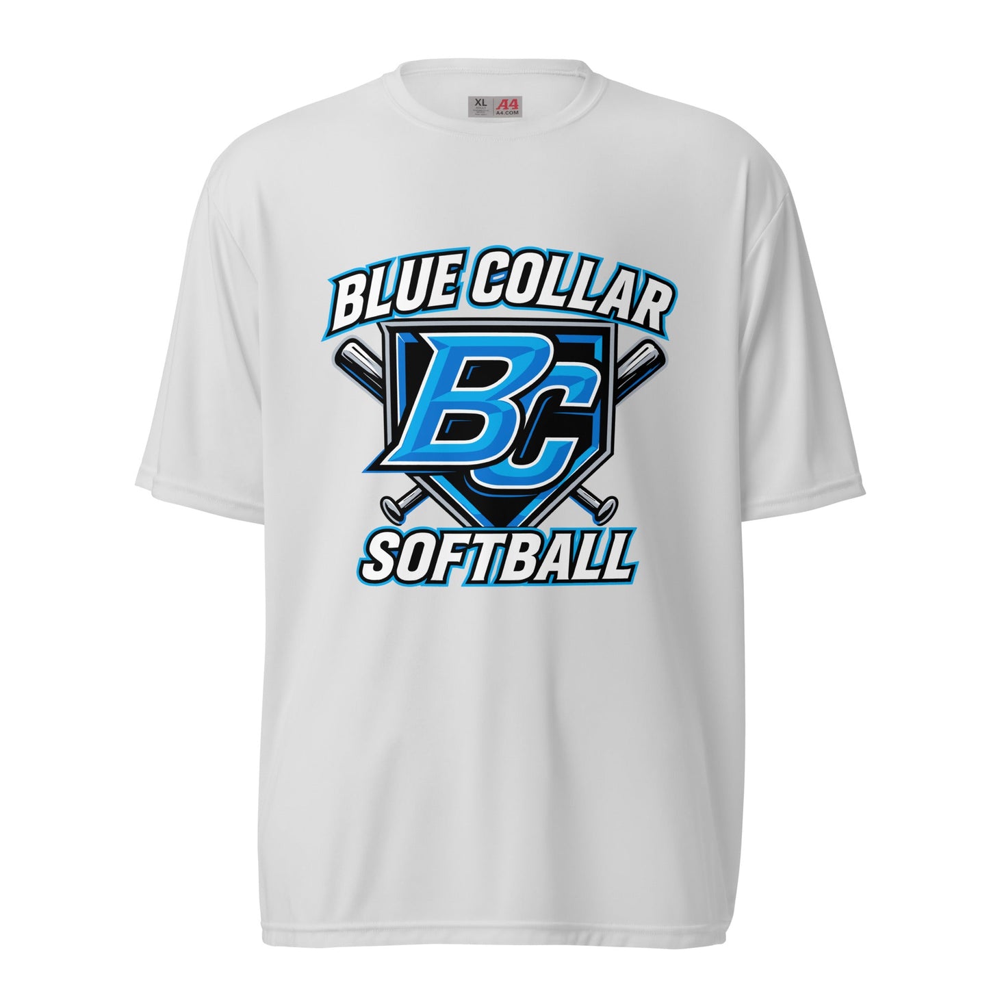 Active | Moisture Wicking Shirt | Blue Collar Softball 2034 | Shield Logo
