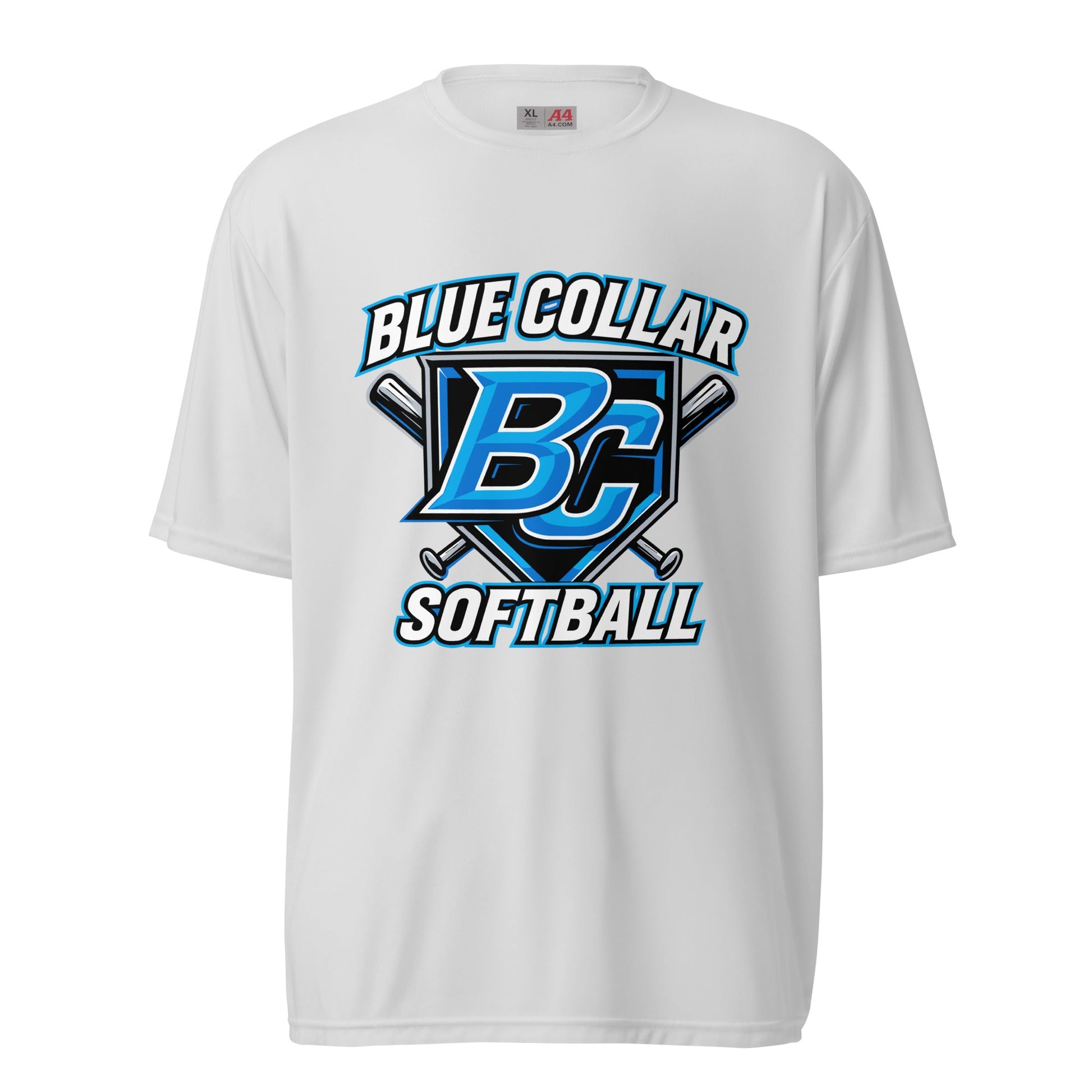 Active | Moisture Wicking Shirt | Blue Collar Softball 2034 | Shield Logo