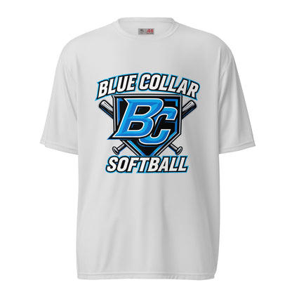 Active | Moisture Wicking Shirt | Blue Collar Softball 2034 | Shield Logo