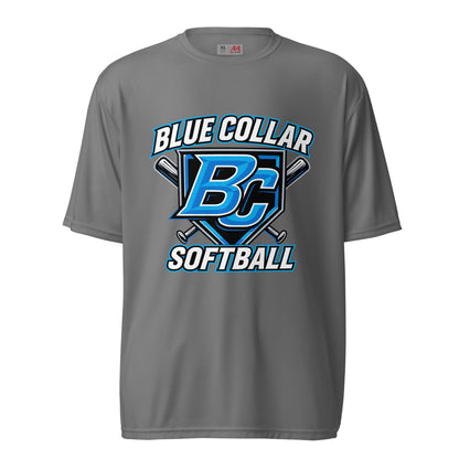 Active | Moisture Wicking Shirt | Blue Collar Softball 2034 | Shield Logo