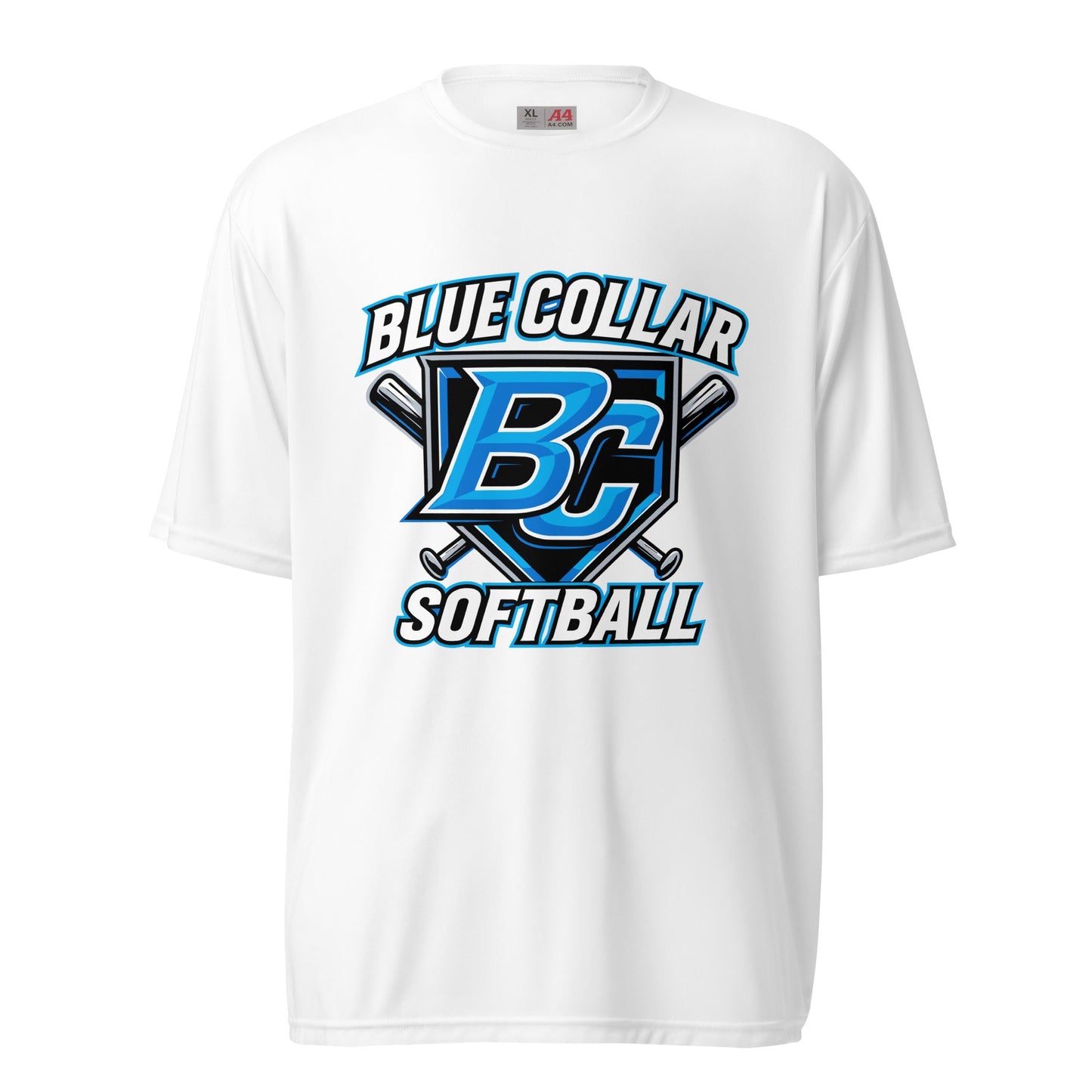 Active | Moisture Wicking Shirt | Blue Collar Softball 2034 | Shield Logo