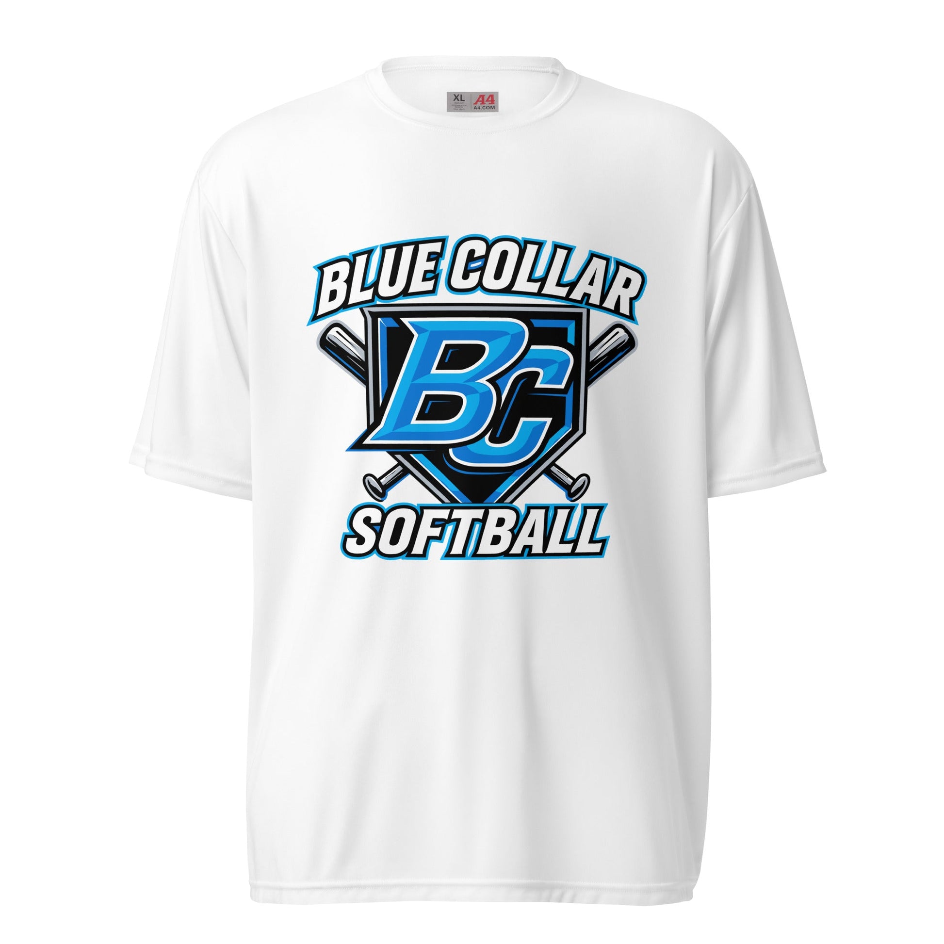 Active | Moisture Wicking Shirt | Blue Collar Softball 2034 | Shield Logo