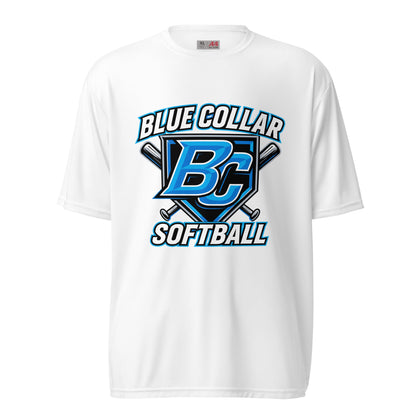 Active | Moisture Wicking Shirt | Blue Collar Softball 2034 | Shield Logo