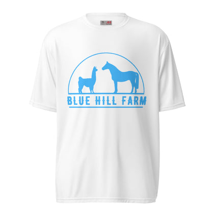 Active | Moisture Wicking Shirt | Blue Hill Farm | Emblem Logo