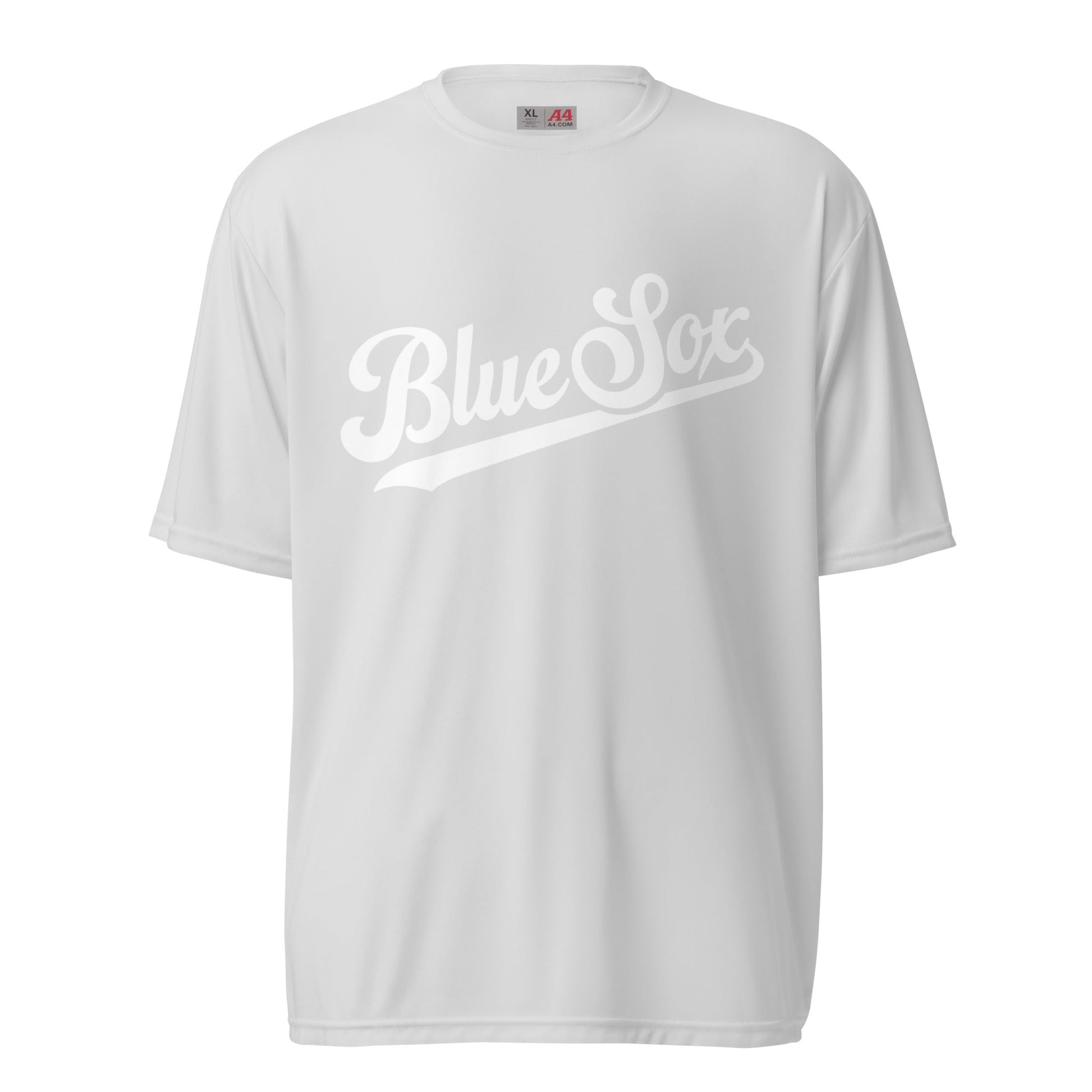 Active | Moisture Wicking Shirt | Blue Sox | Script Logo