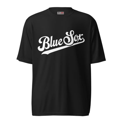 Active | Moisture Wicking Shirt | Blue Sox | Script Logo