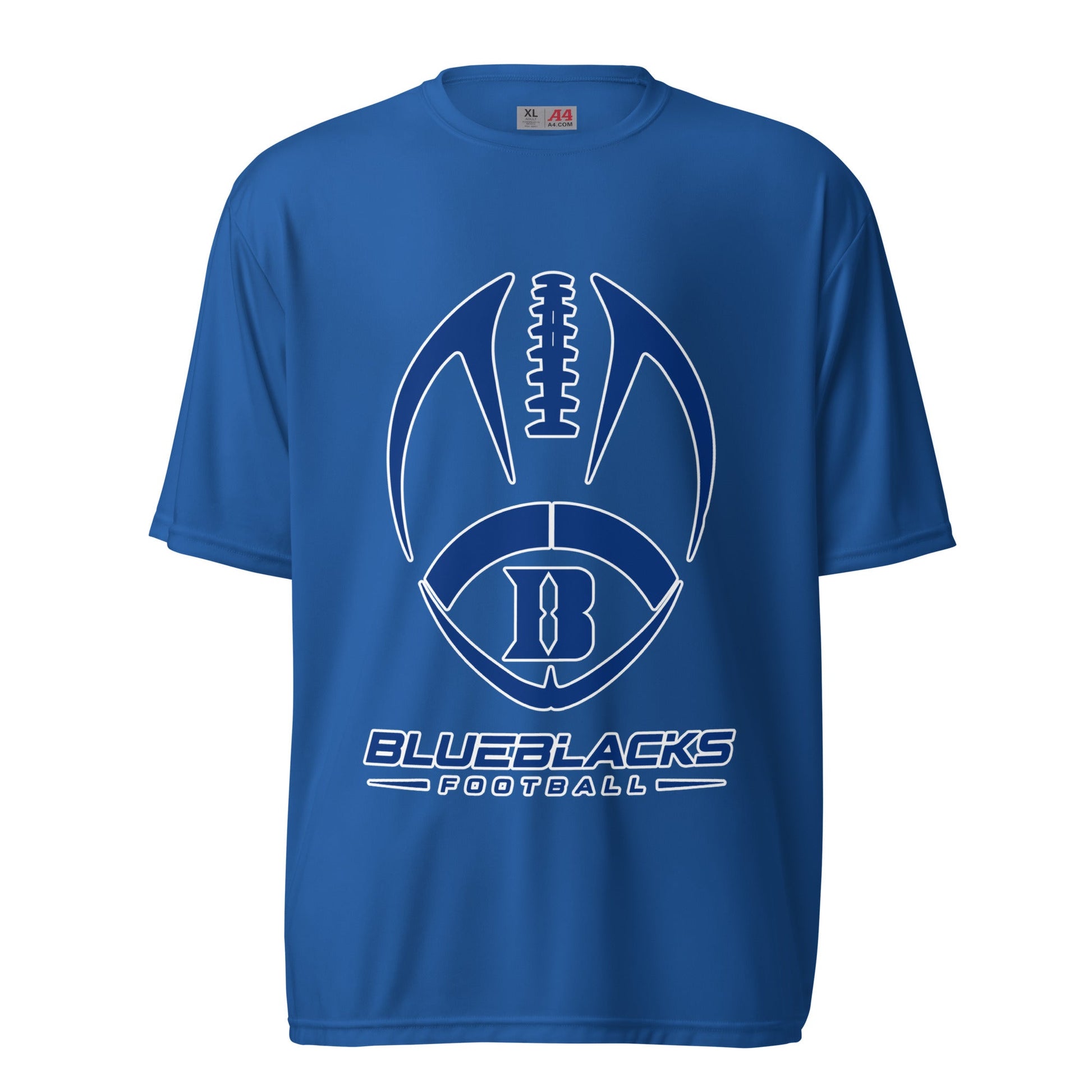 Active | Moisture Wicking Shirt | Blueblacks Football Club | Emblem Logo