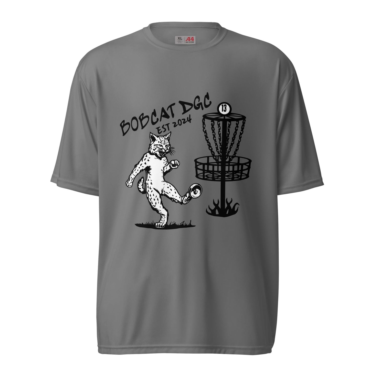 Active | Moisture Wicking Shirt | Bobcat DGC | Predator Disc Golf Logo