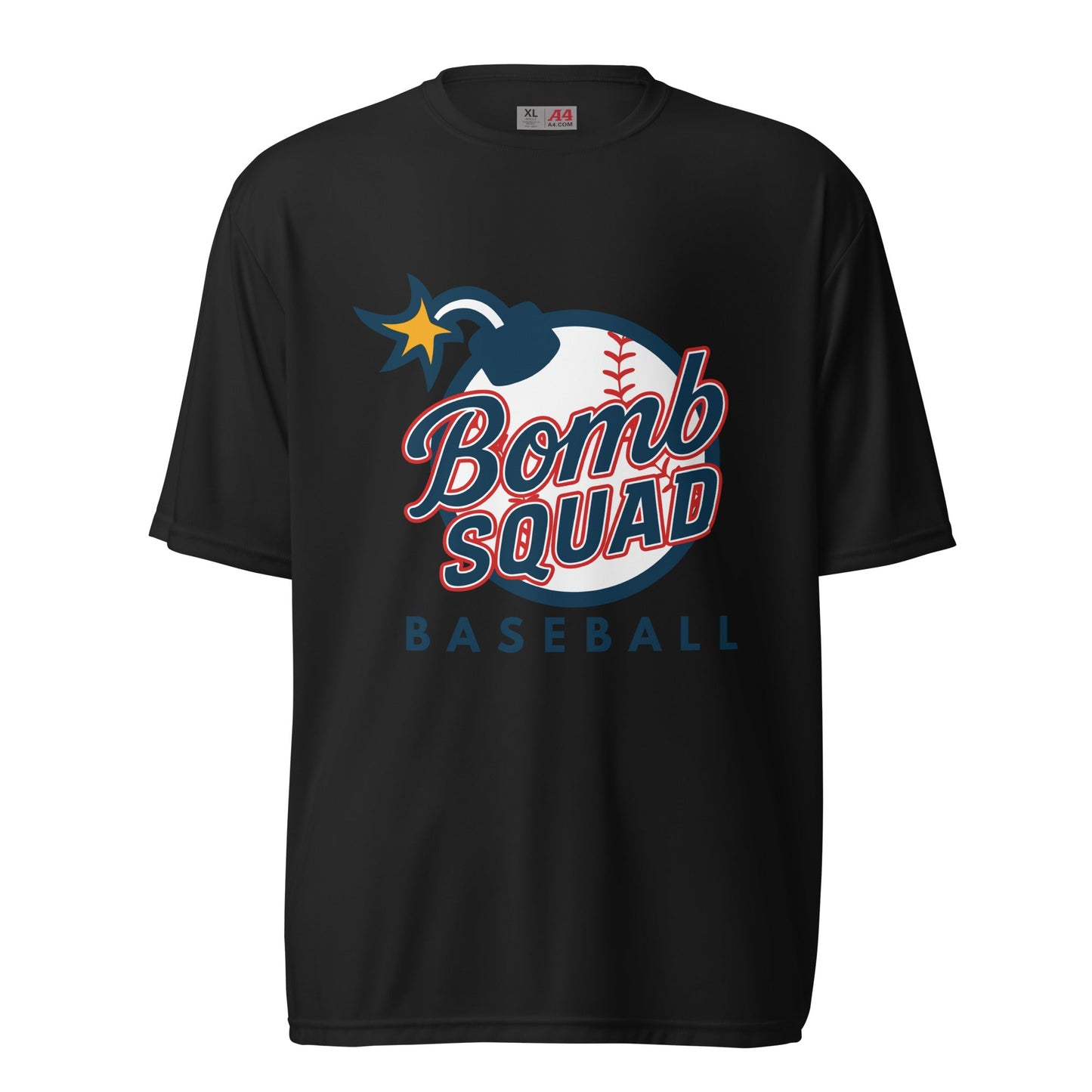 Active | Moisture Wicking Shirt | Bomb Squad Baseball | Alt Logo