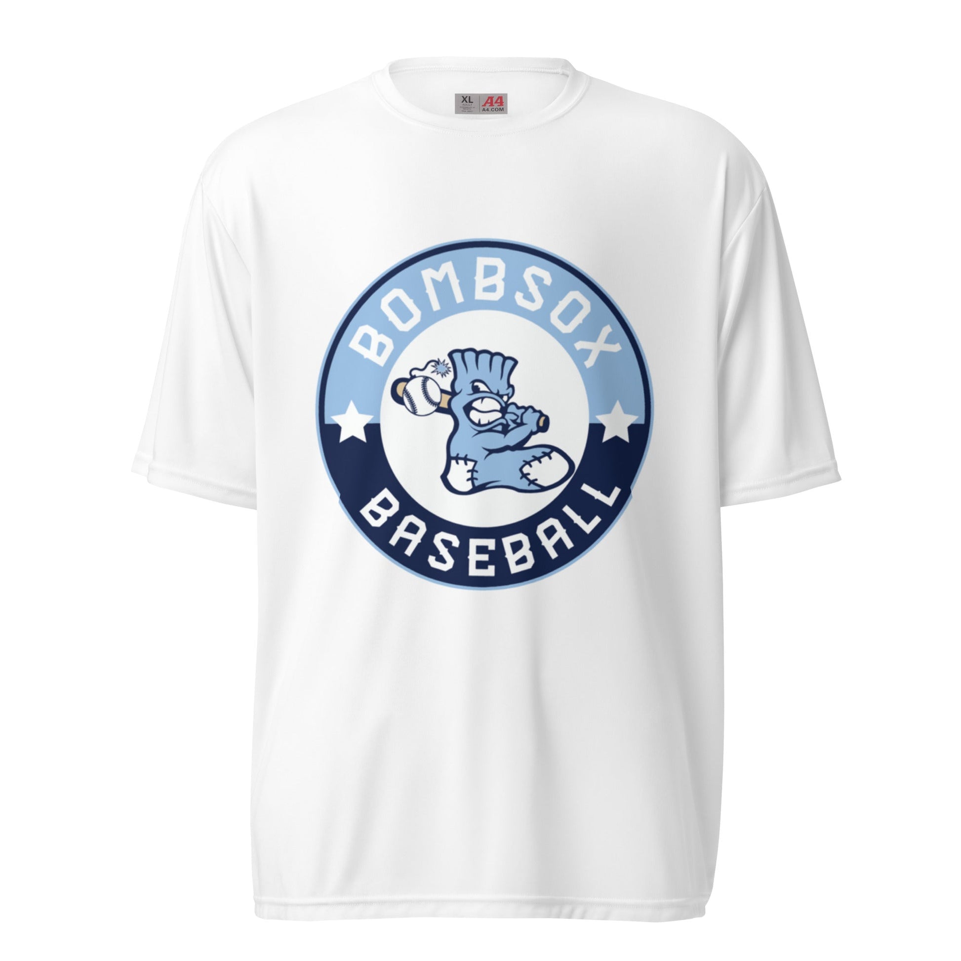 Active | Moisture Wicking Shirt | BombSox Baseball | Badge Logo