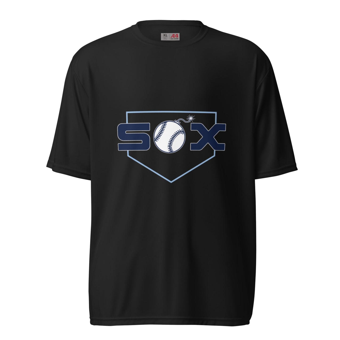 Active | Moisture Wicking Shirt | BombSox Baseball | Crest Logo