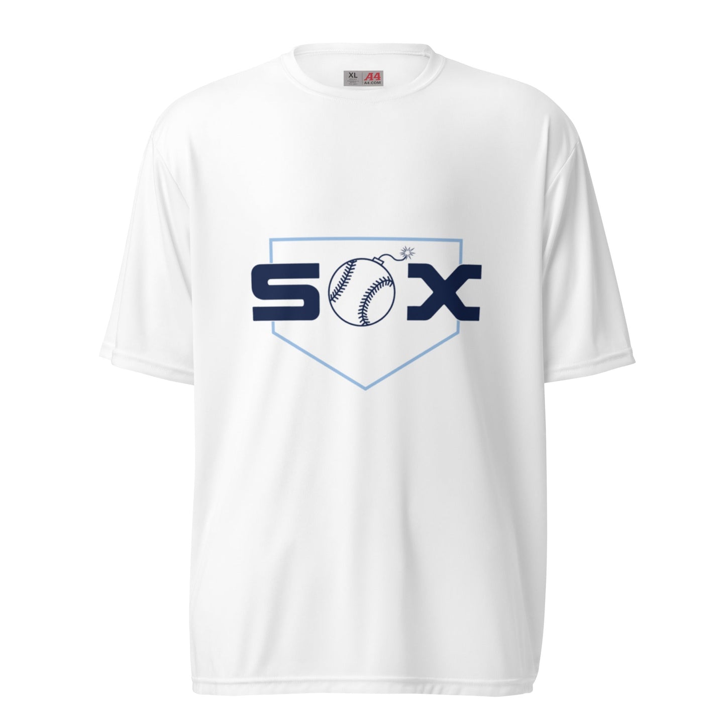 Active | Moisture Wicking Shirt | BombSox Baseball | Crest Logo