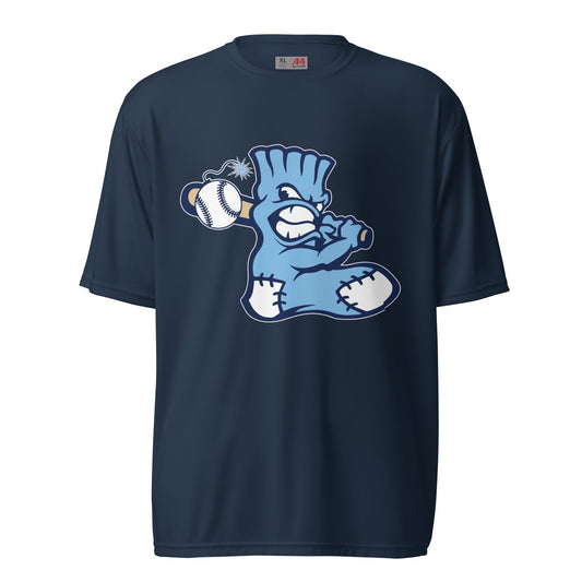 Active | Moisture Wicking Shirt | BombSox Baseball | Mascot Logo