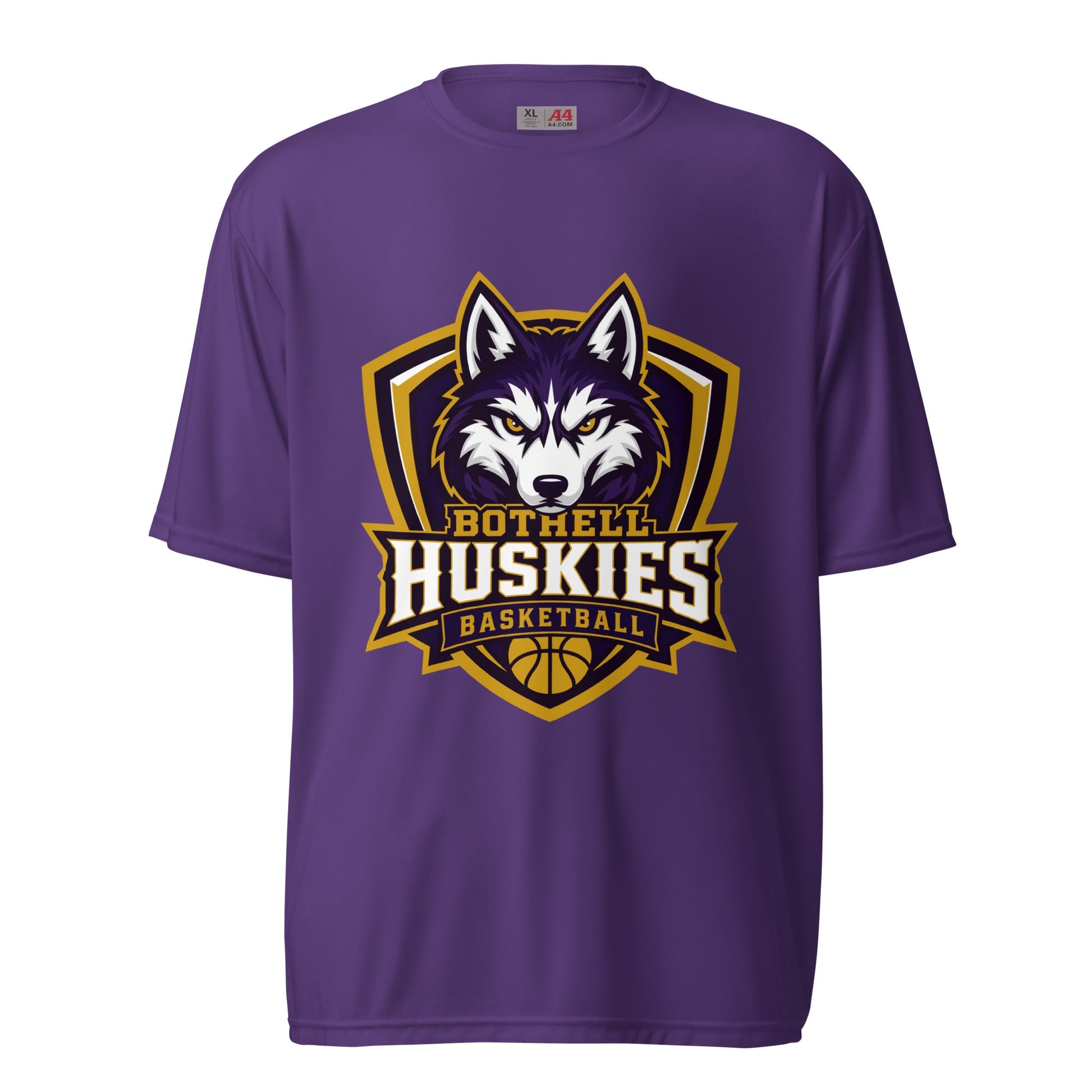 Active | Moisture Wicking Shirt | Bothell Huskies Youth Basketball | Shield Logo