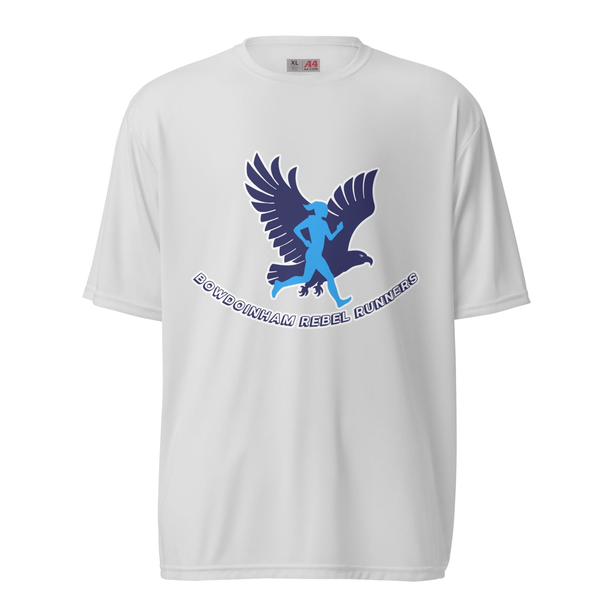 Active | Moisture Wicking Shirt | Bowdoinham Rebel Runners | Emblem Logo