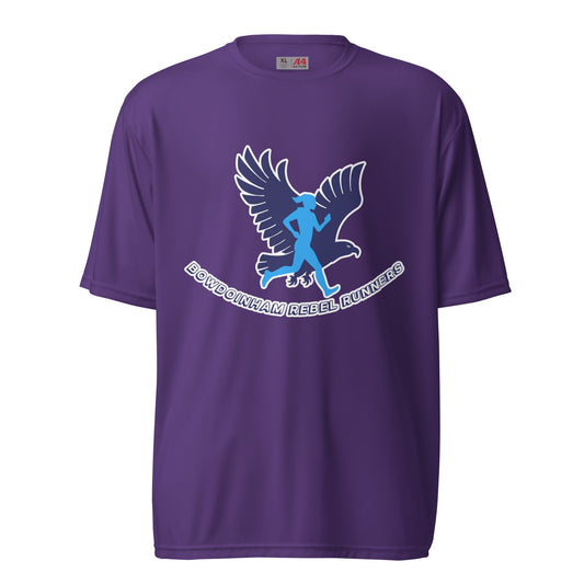 Active | Moisture Wicking Shirt | Bowdoinham Rebel Runners | Emblem Logo