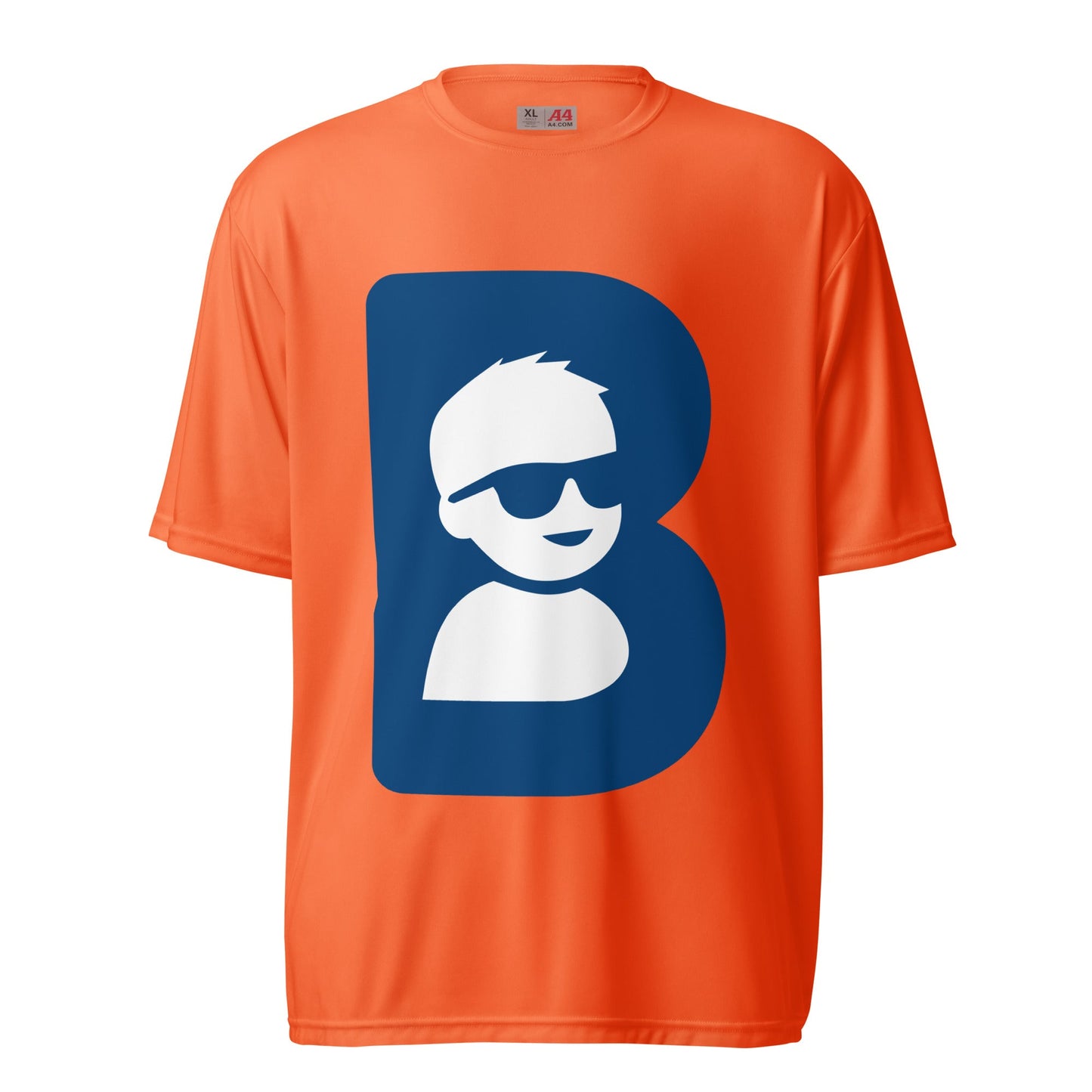 Active | Moisture Wicking Shirt | Brave Like Ben | Blue Maverick Logo