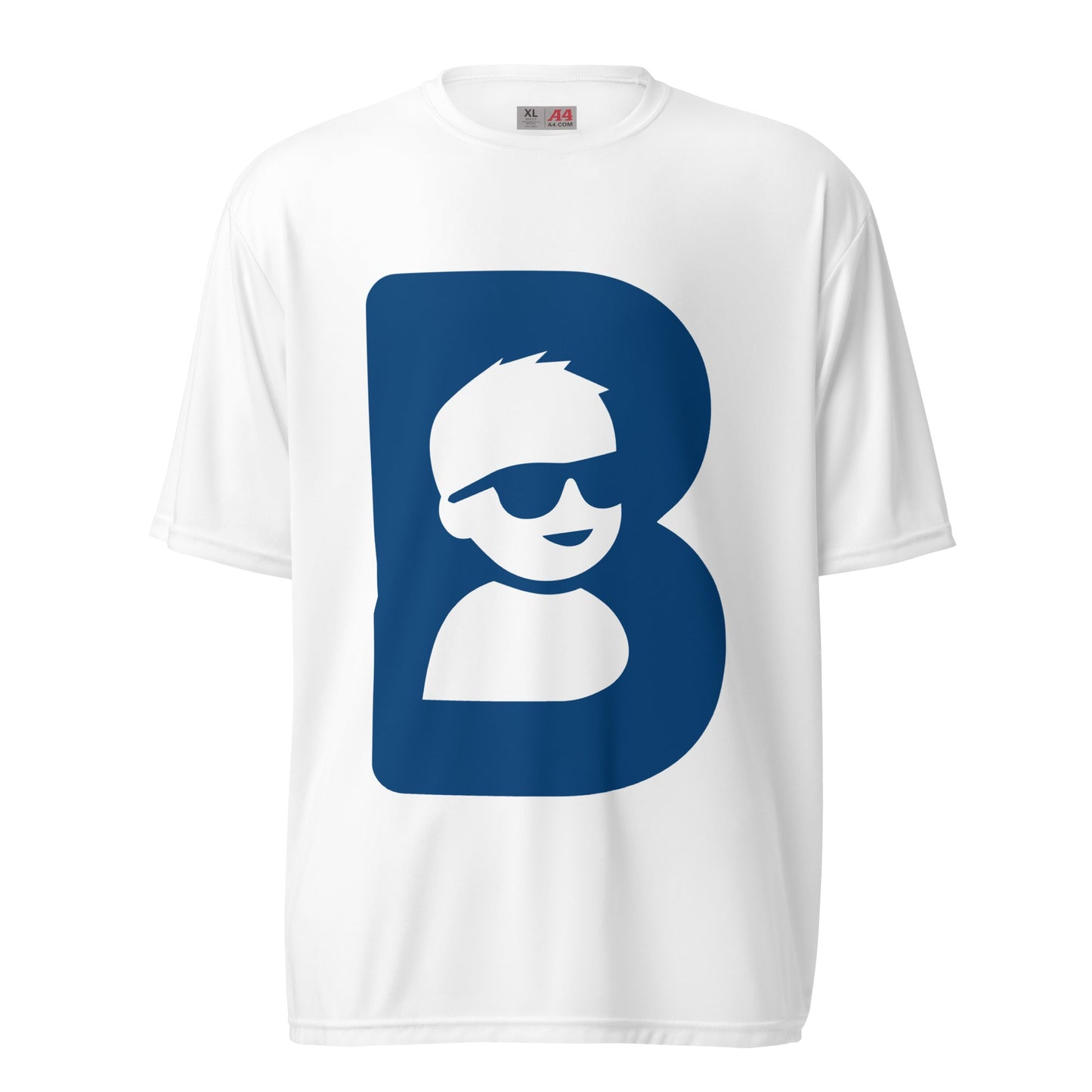 Active | Moisture Wicking Shirt | Brave Like Ben | Blue Maverick Logo