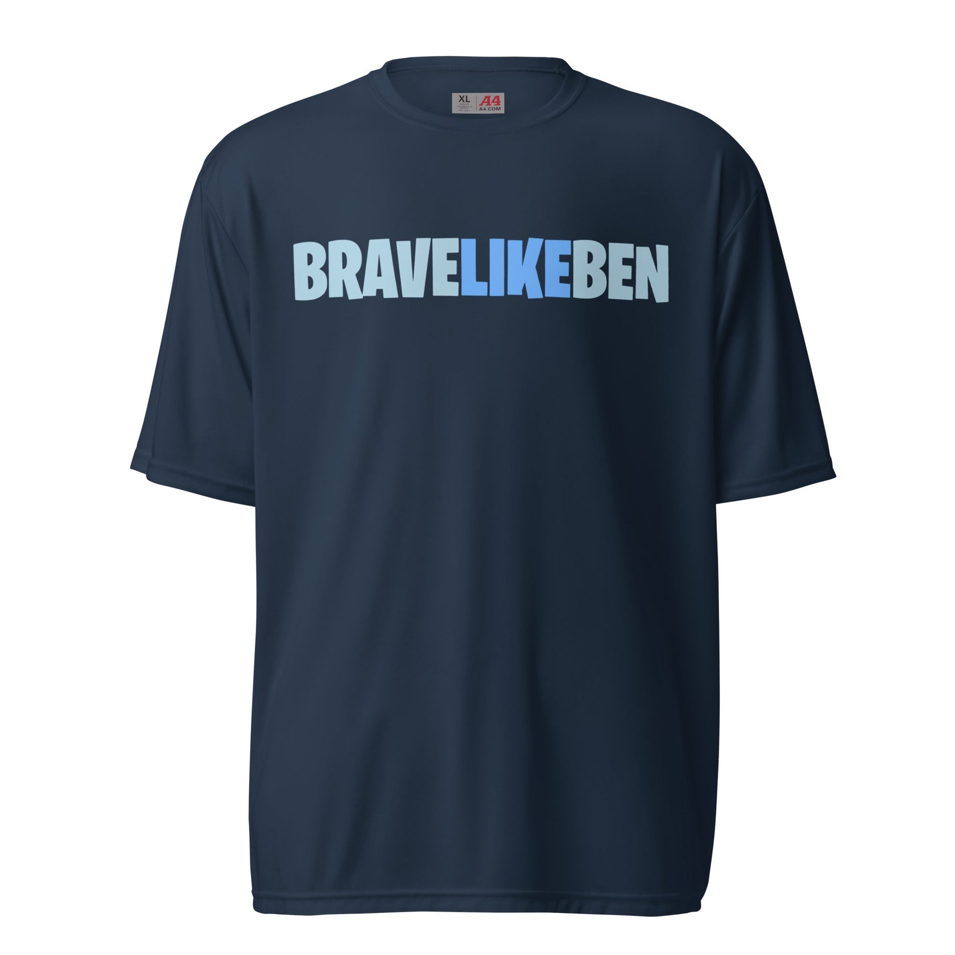 Active | Moisture Wicking Shirt | Brave Like Ben | Wordmark Logo