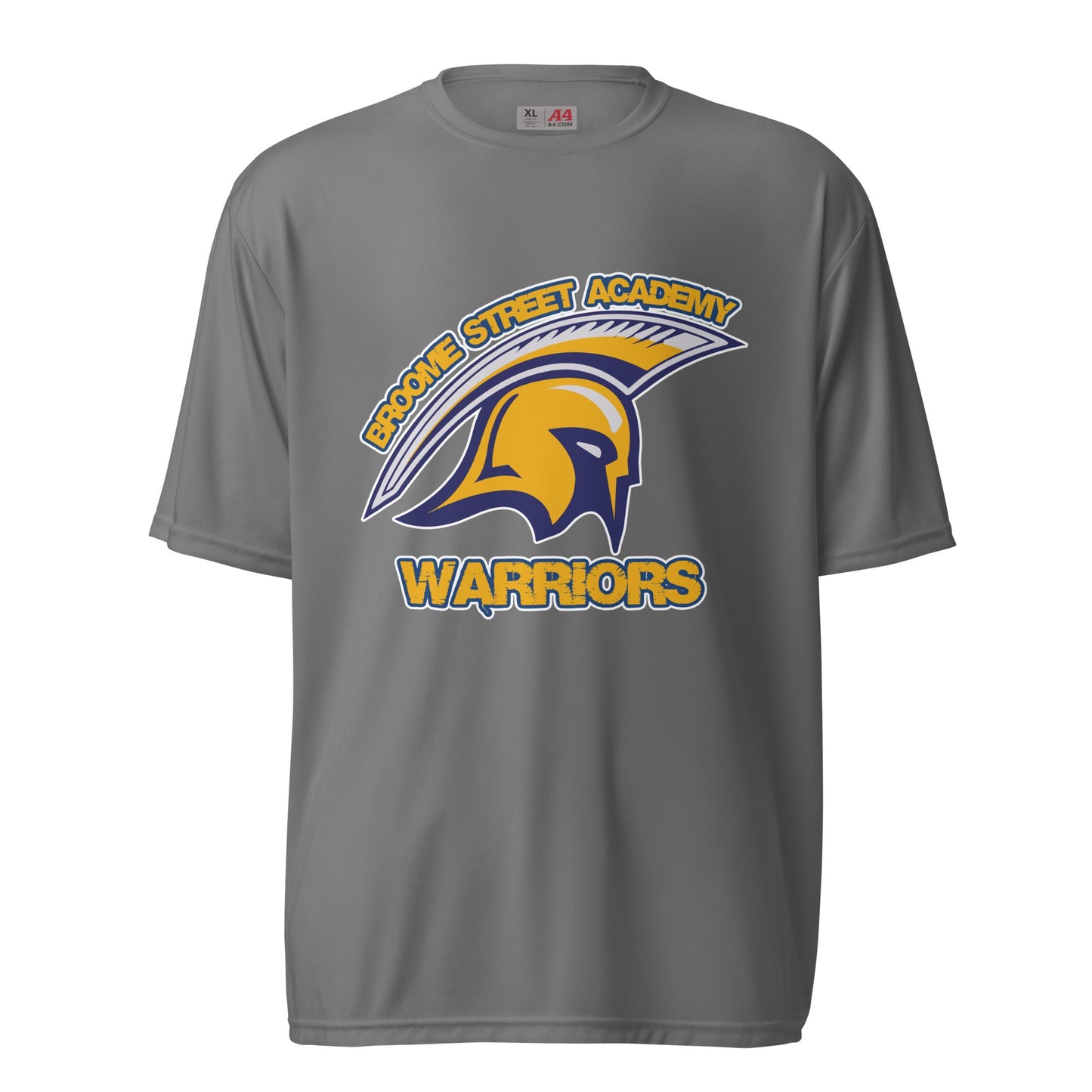 Active | Moisture Wicking Shirt | Broome Street Academy | Helmet Logo