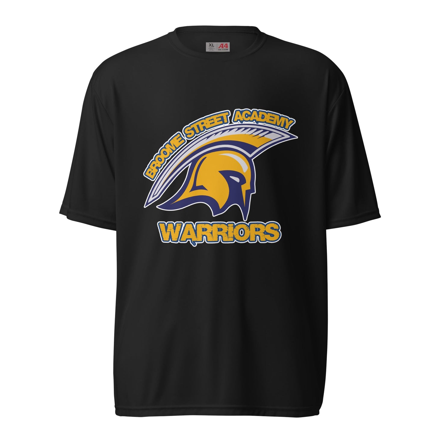 Active | Moisture Wicking Shirt | Broome Street Academy | Helmet Logo
