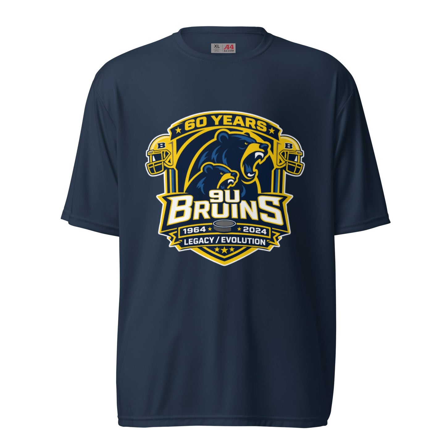 Active | Moisture Wicking Shirt | Bruins The Evolution | Legacy Crest Logo