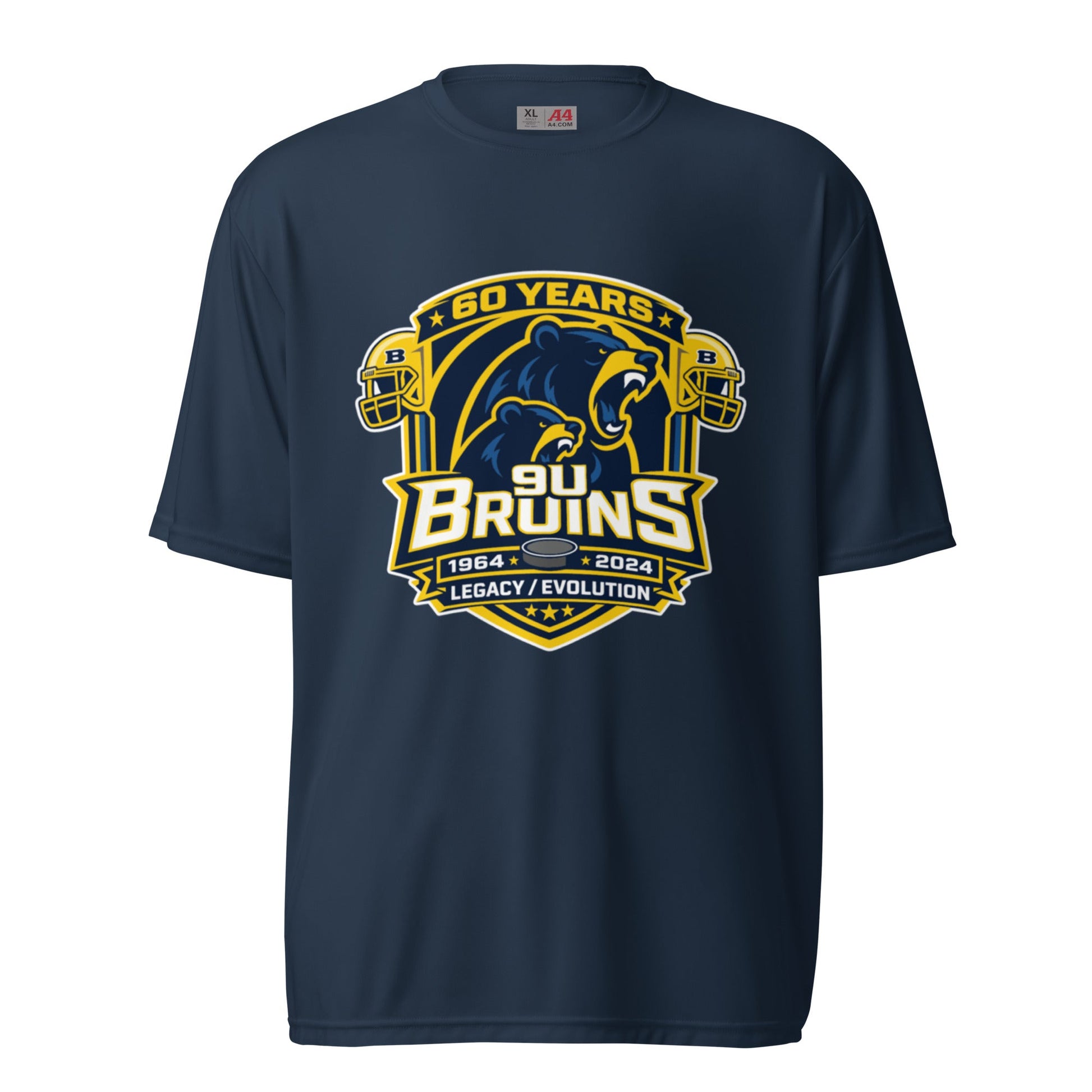 Active | Moisture Wicking Shirt | Bruins The Evolution | Legacy Crest Logo