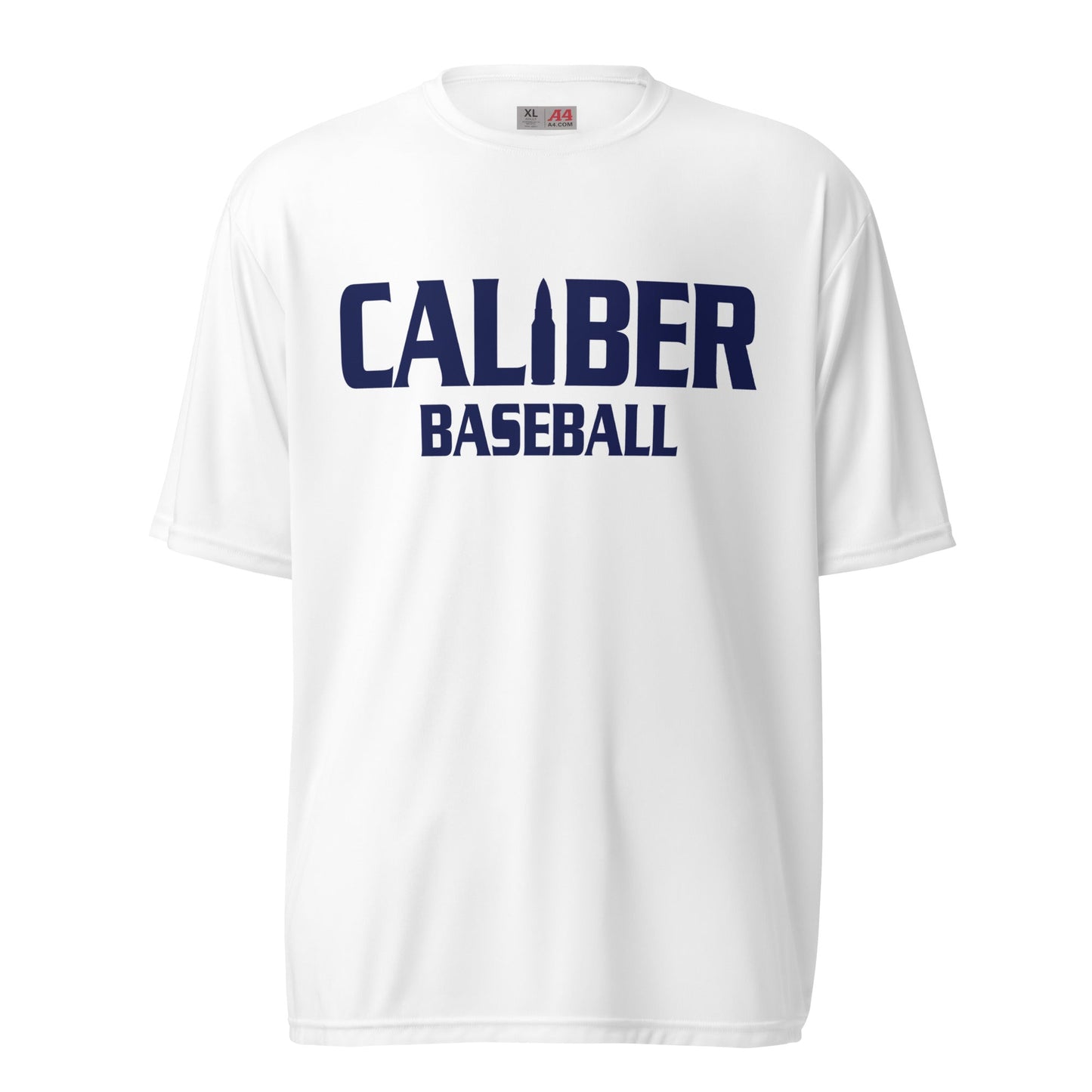 Active | Moisture Wicking Shirt | Caliber Baseball | Varsity Script Logo