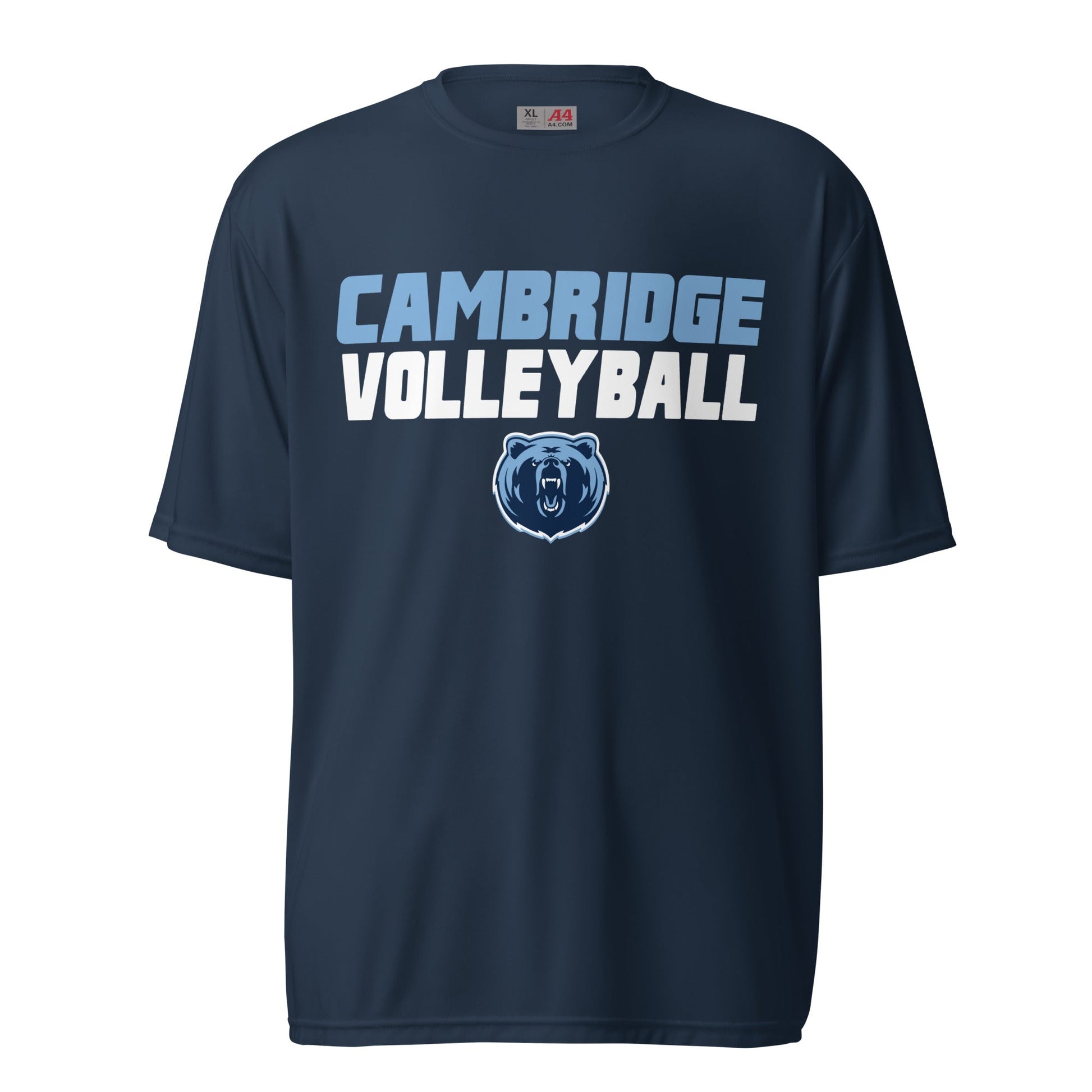 Active | Moisture Wicking Shirt | Cambridge Volleyball | Modern Logo