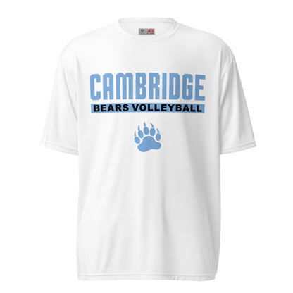 Active | Moisture Wicking Shirt | Cambridge Volleyball | Script Paw Logo
