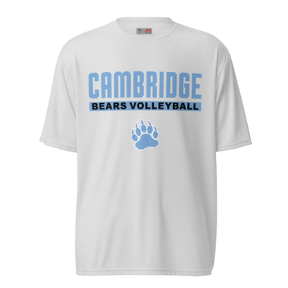 Active | Moisture Wicking Shirt | Cambridge Volleyball | Script Paw Logo