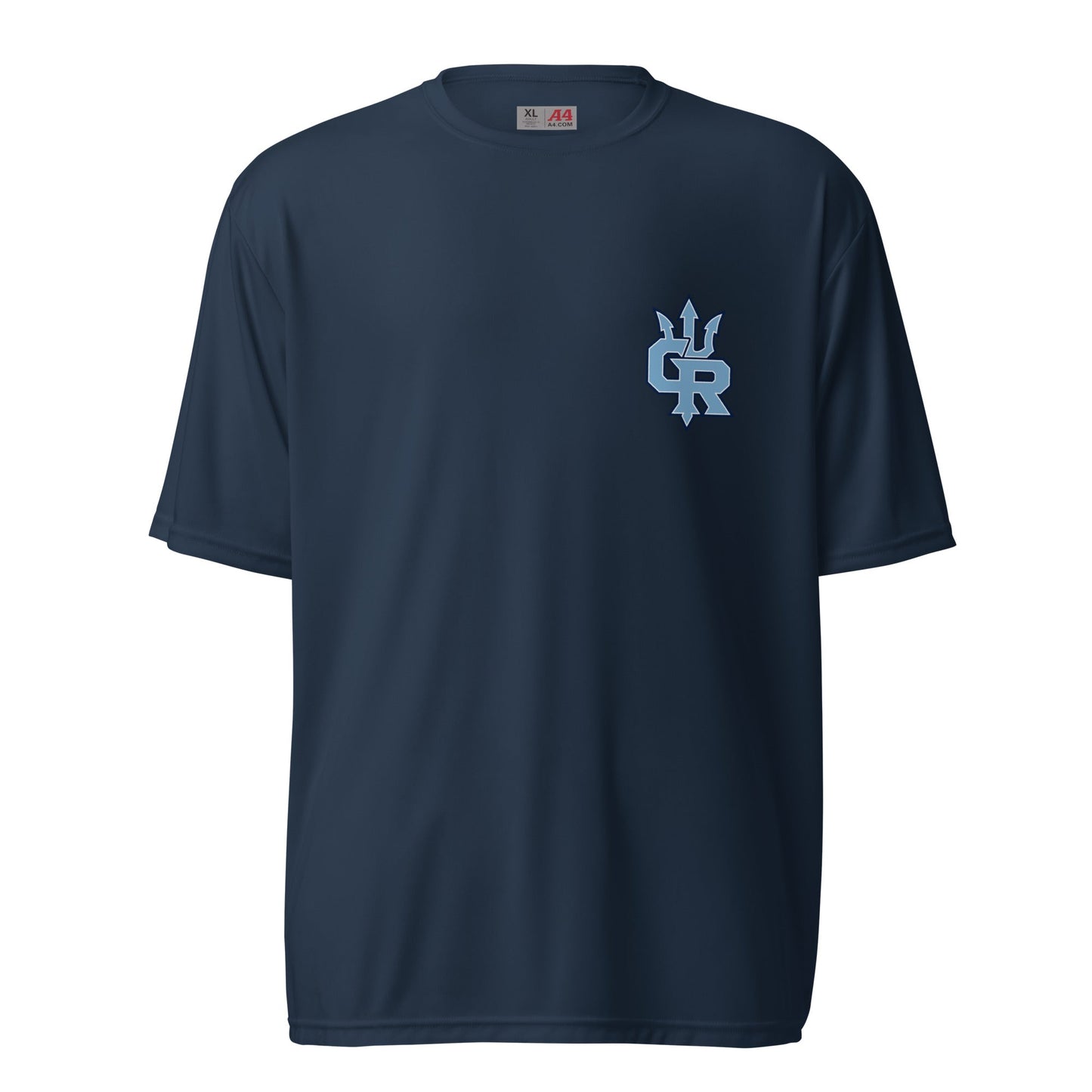 Active | Moisture Wicking Shirt | Cape Riptides Baseball | Crest Logo