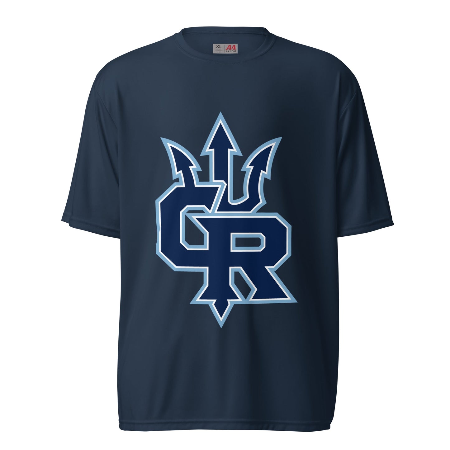 Active | Moisture Wicking Shirt | Cape Riptides Baseball | Emblem Logo
