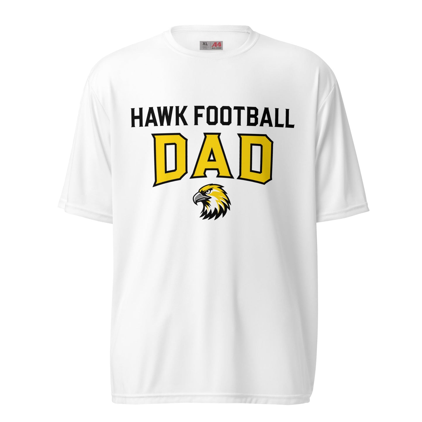 Active | Moisture Wicking Shirt | Cardinal Ohara Hawks | Football Dad Logo