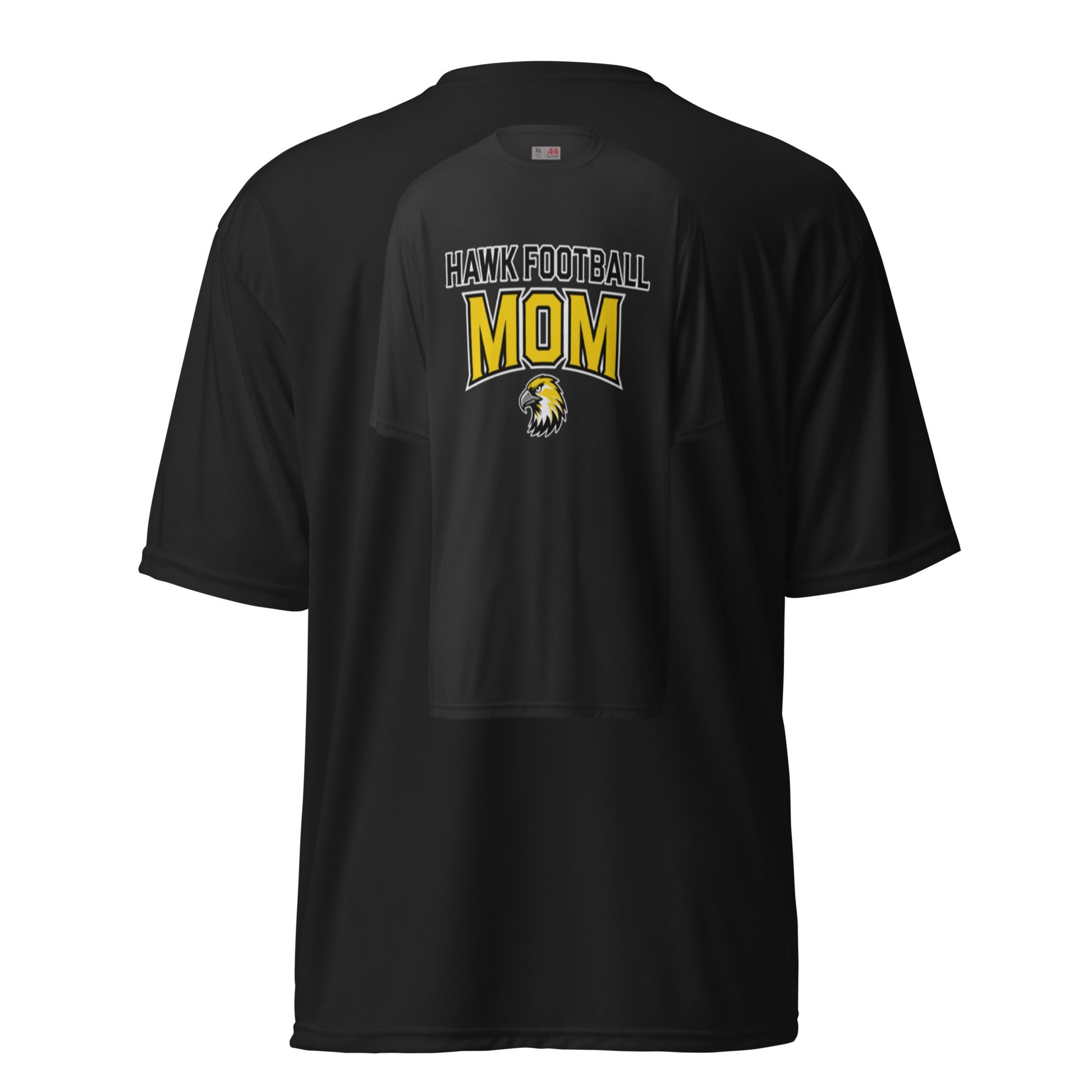 Active | Moisture Wicking Shirt | Cardinal Ohara Hawks | Football Mom Logo