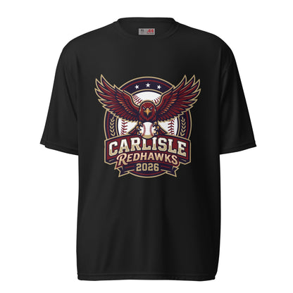Active | Moisture Wicking Shirt | Carlisle Redhawks | Emblem Logo