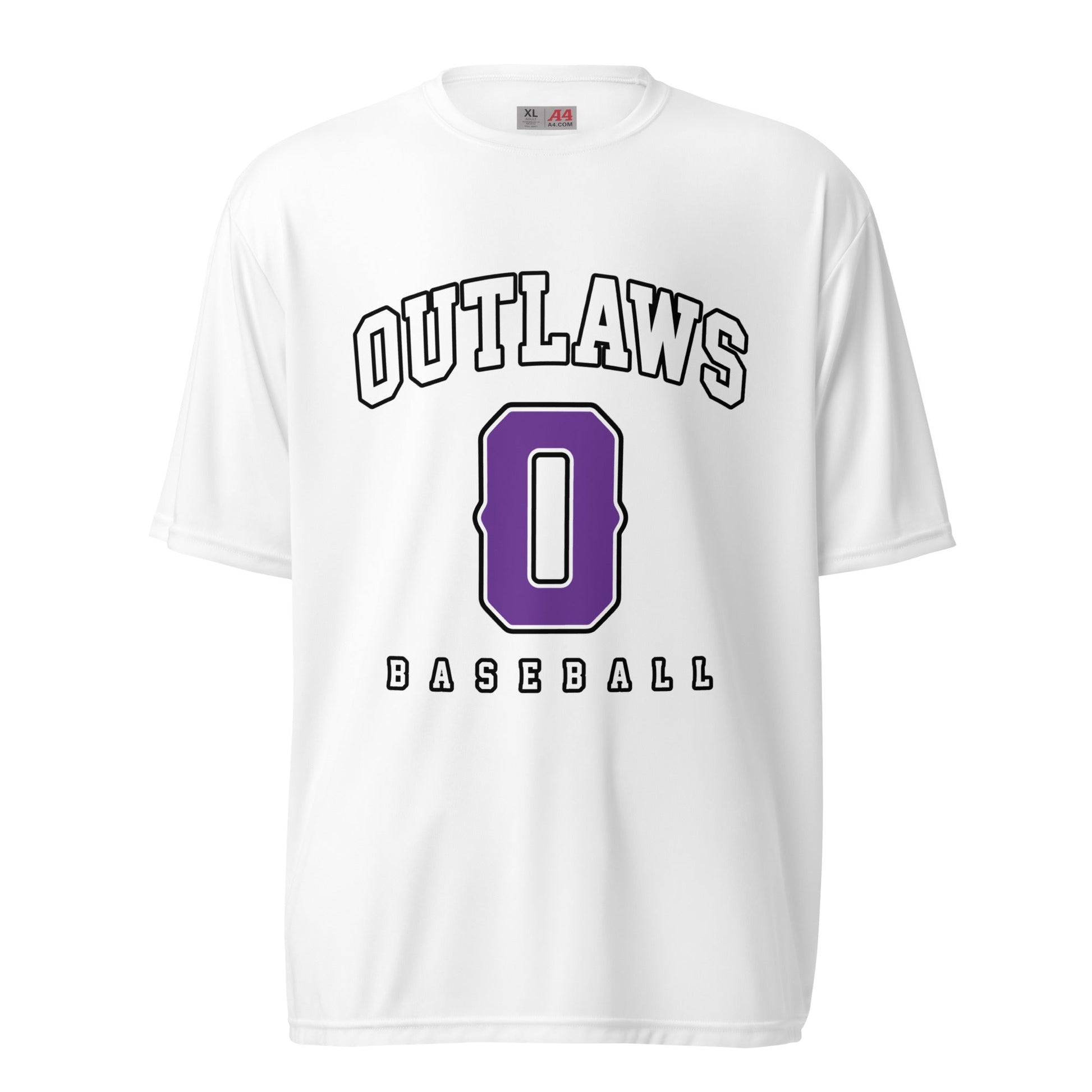 Active | Moisture Wicking Shirt | Carolina Outlaws Baseball | Atheltics Logo