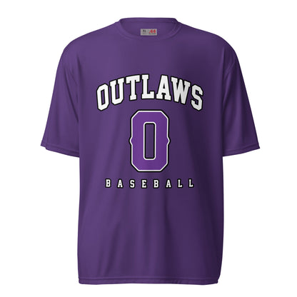 Active | Moisture Wicking Shirt | Carolina Outlaws Baseball | Atheltics Logo