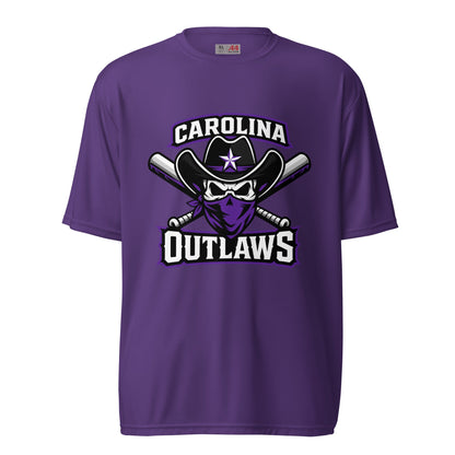 Active | Moisture Wicking Shirt | Carolina Outlaws Baseball | Crest Logo