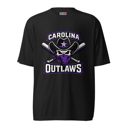 Active | Moisture Wicking Shirt | Carolina Outlaws Baseball | Crest Logo