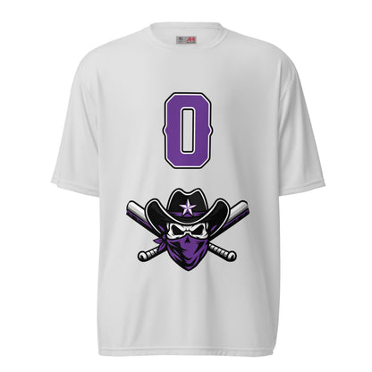 Active | Moisture Wicking Shirt | Carolina Outlaws Baseball | Purple Renegades Logo