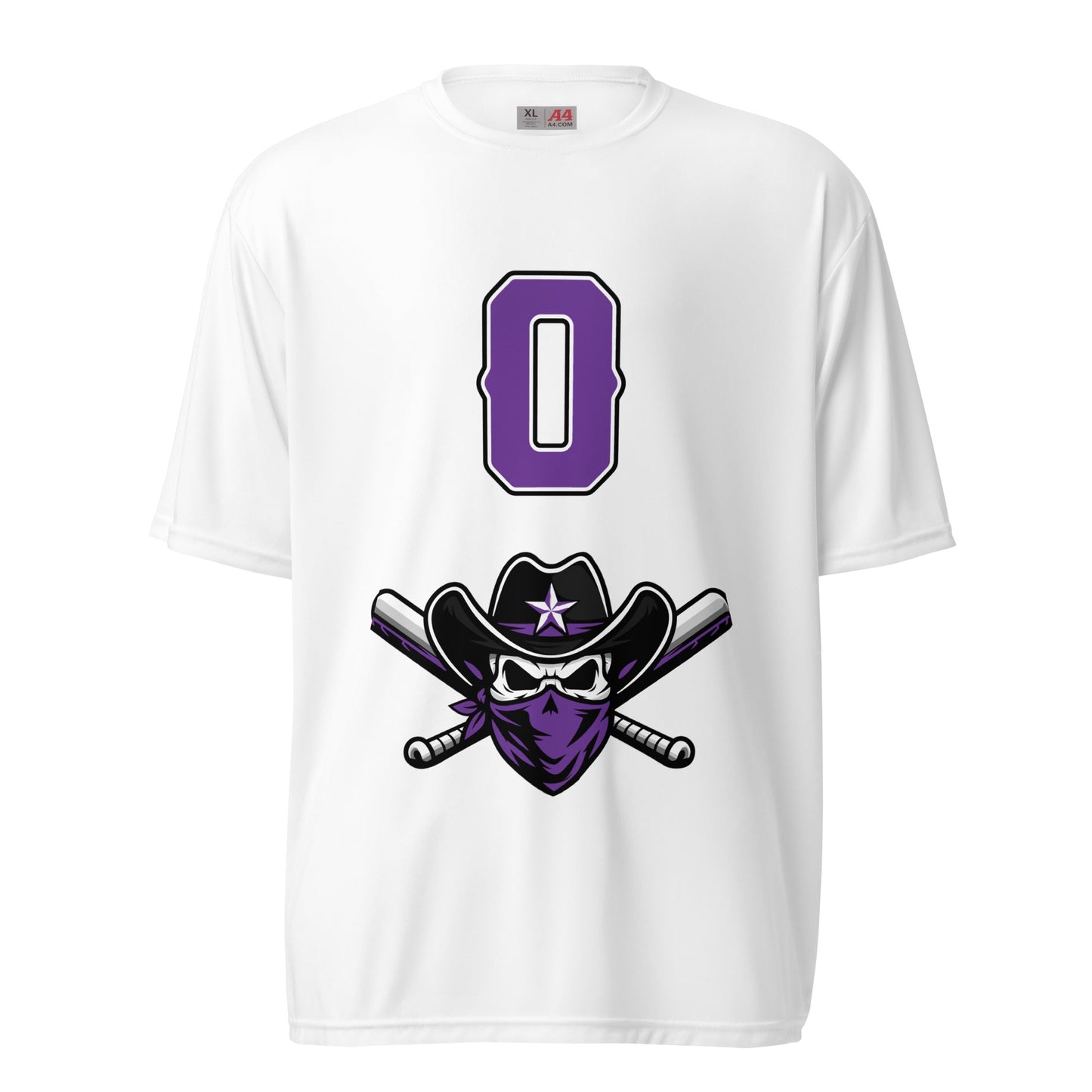 Active | Moisture Wicking Shirt | Carolina Outlaws Baseball | Purple Renegades Logo