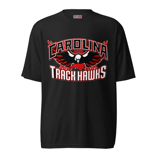 Active | Moisture Wicking Shirt | Carolina track Hawks | Emblem Logo