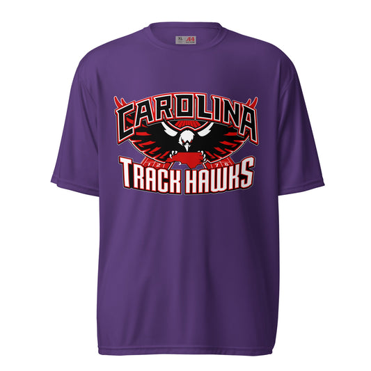 Active | Moisture Wicking Shirt | Carolina track Hawks | Emblem Logo